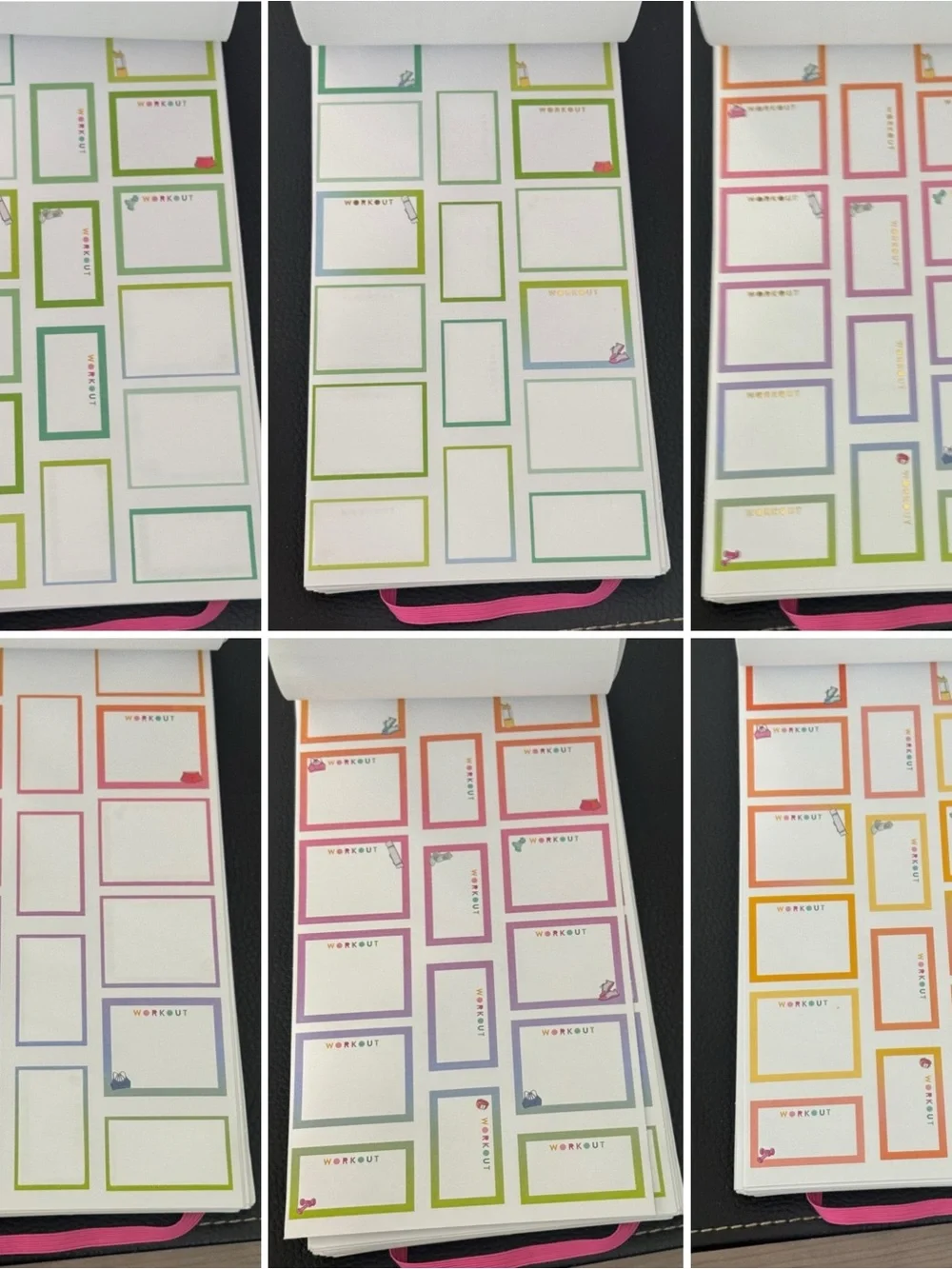 The Happy Planner Fitness / Workout Sticker Book - make your own